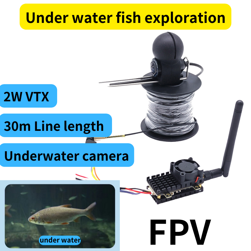 Fishing Camera - 2W beeldoverdracht draadloze onderwatervisdetectiecamera afstandsbediening boot