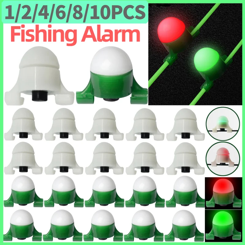 Fish Alarm - 2-8 stuks LED Nachtvisserij Alarmlicht Visserij