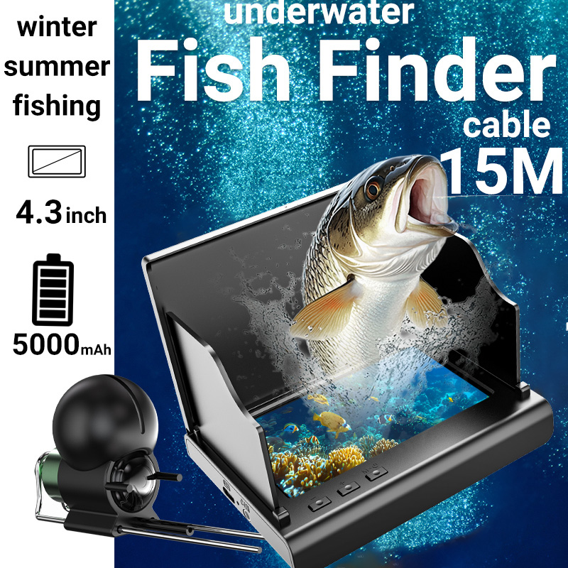 Fishing Depth Finder - 4,3 inch ijsviscamera viszoeker 1080P HD