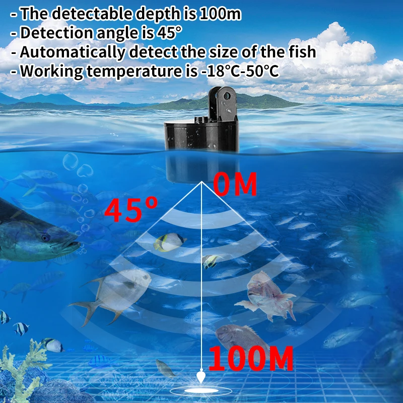 Alarm 100M Draagbare Sonar Vis - Fish Finder Portable recensie en prijs