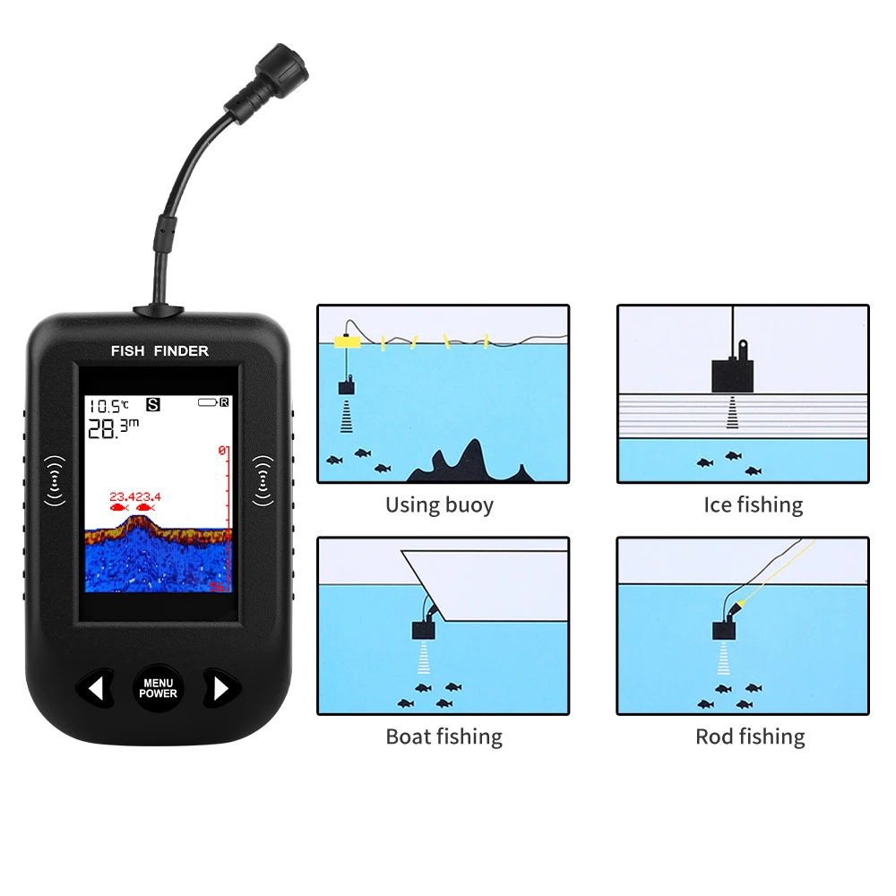 Alarm 100M Draagbare Sonar Vis - Fish Finder Portable recensie en prijs