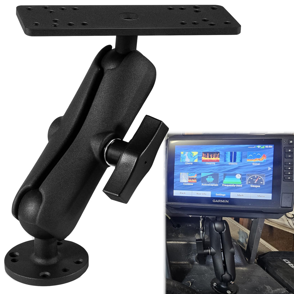 Aluminium viszoekerhouder met  - Fish Finder Mount recensie en prijs