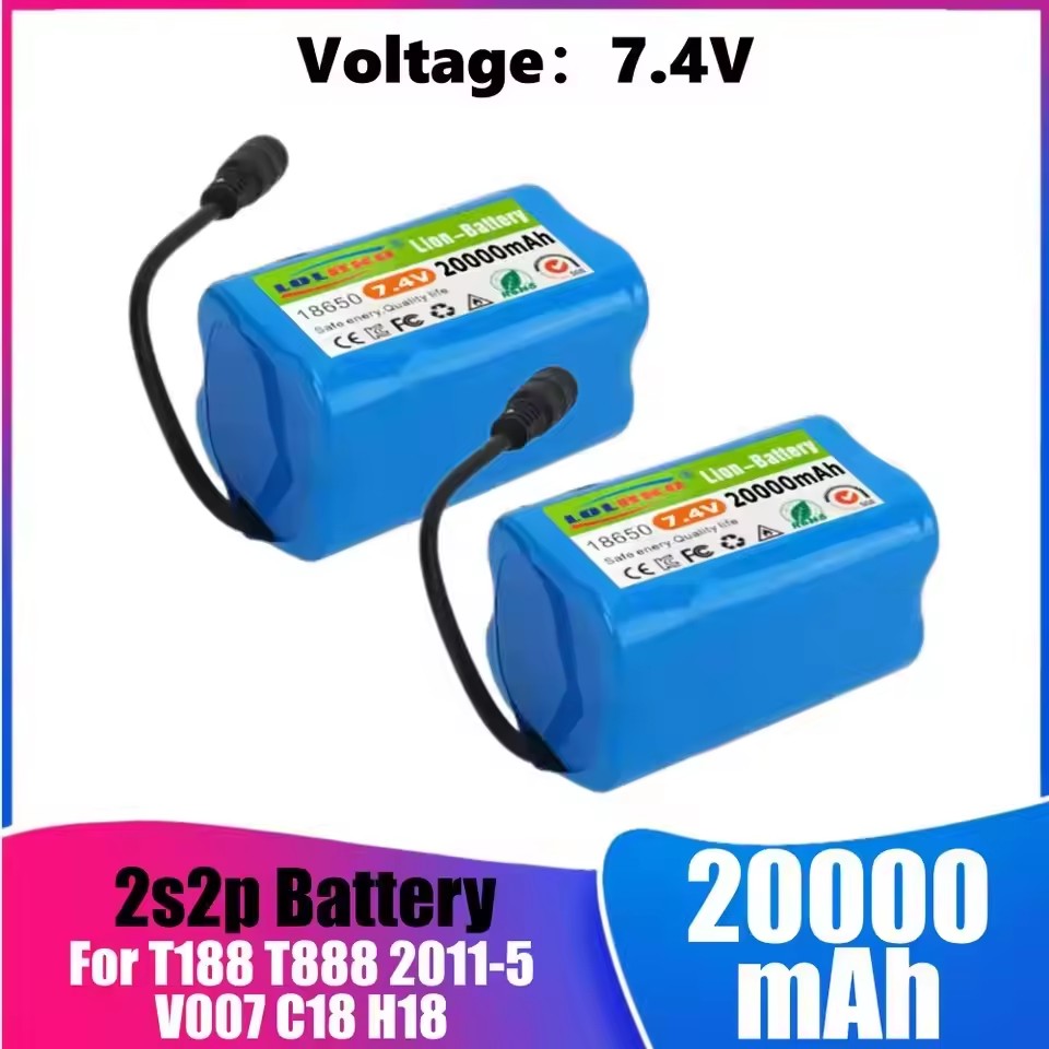 7.4V 20000mAh Batterij met USB - Fish Finder Charger recensie en prijs
