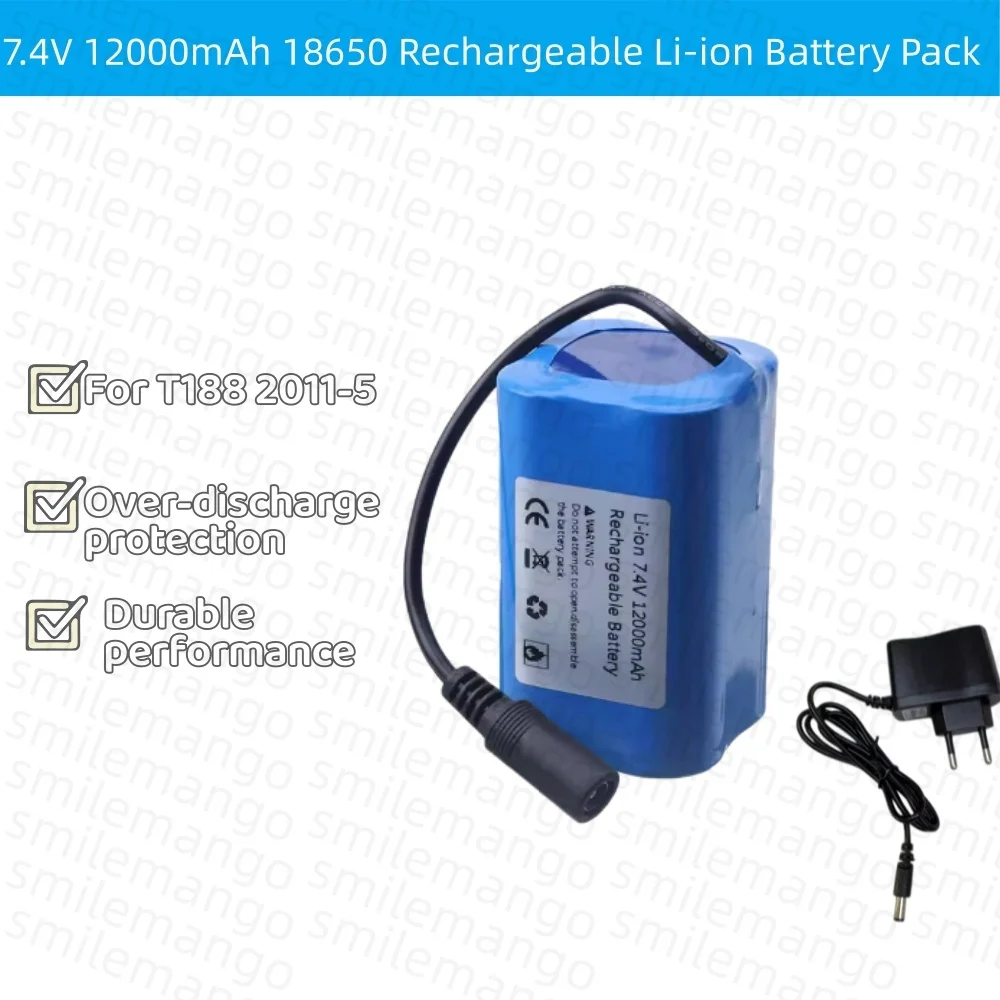 7.4V 12000mAh Batterij met USB - Fish Finder Charger recensie en prijs