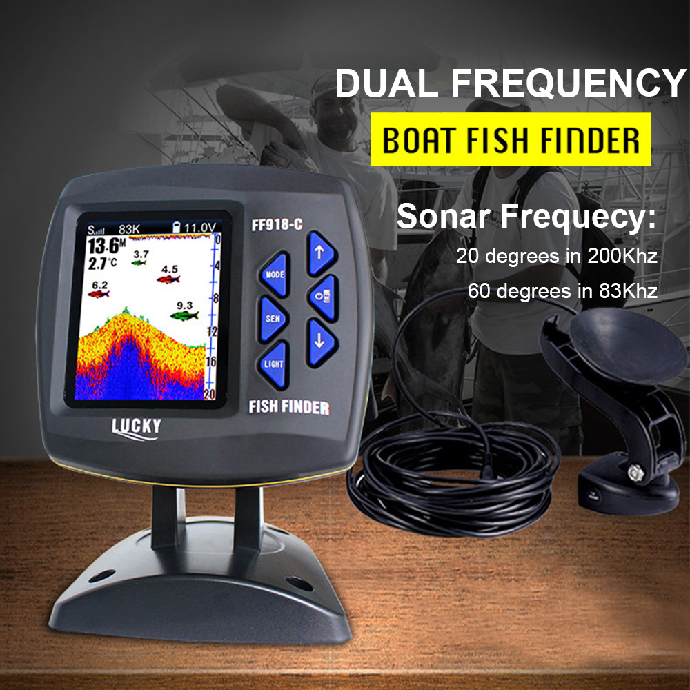 FF918-C100DS Kleurenscherm Bed - Fishing Depth Finder recensie en prijs
