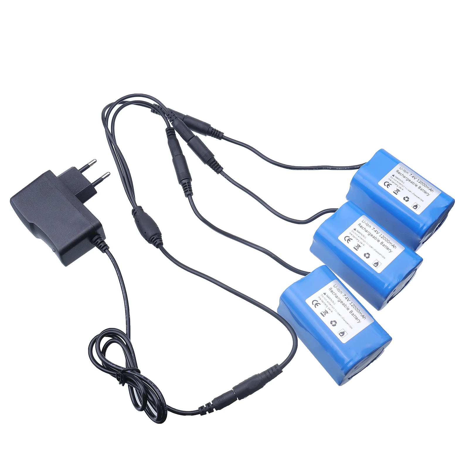 7.4V 12000mAh Batterij met USB - Fish Finder Charger recensie en prijs